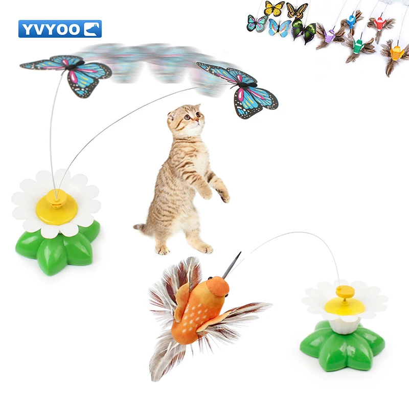 YVYOO Interesting Pet cat toys Creative electric butterfly and electric
