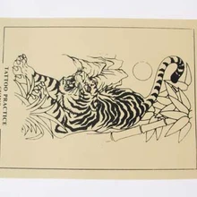 10 шт. 20x15 см Skin Практика татуировки Простыни для иглы машина Supply Kit i202