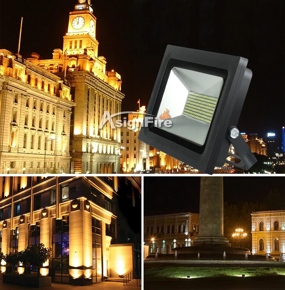 Ultrathin LED Flood Light 170-260V Waterproof IP65 15W 30W 60W 100W 150W 200W Led Floodlight Outdoor Lighting Refletor LED