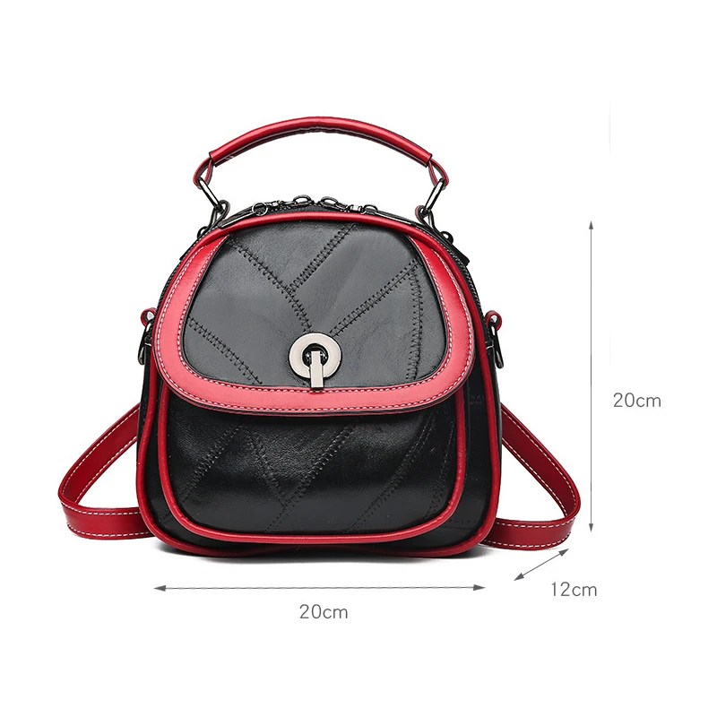 Witfox рюкзак в консервативном стиле для колледжа, школьная сумка, комплект книга, мини сумка через плечо, многофункциональная натуральная кожа