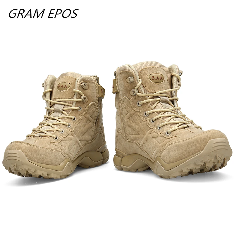 

Spring Military Boots Men's Comfortable Ankle Boots Men Work Shoes Army Desert Combat Boots Men Footwear Tactical Hiking Boots