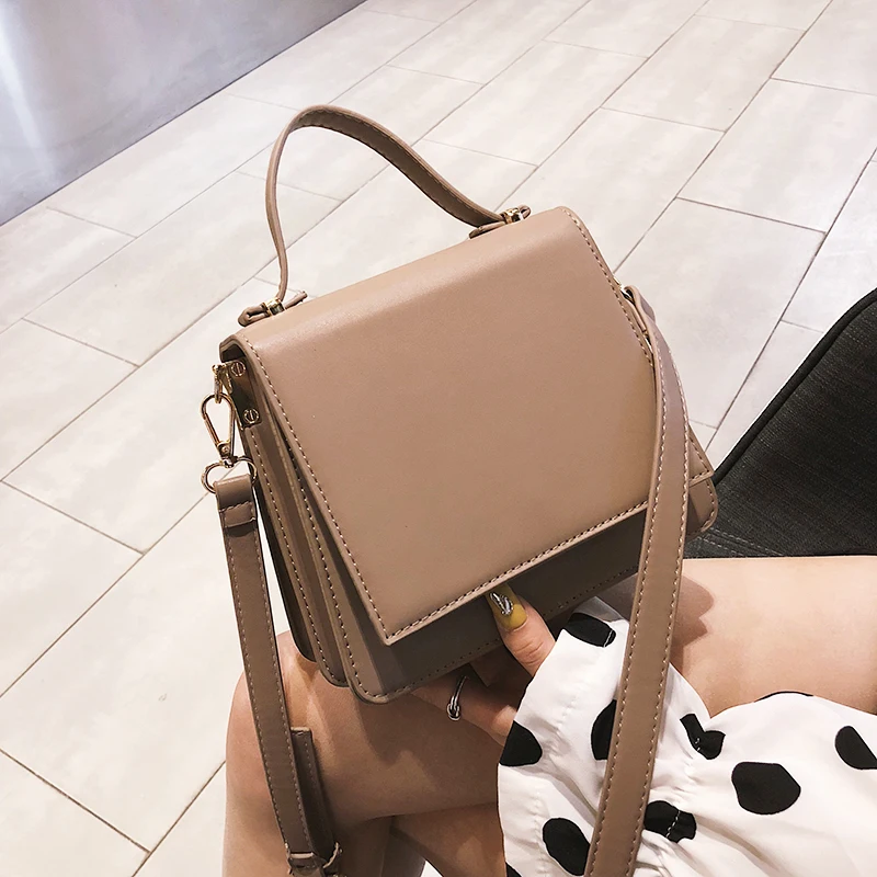 

Luxury Brand Female Tote bag 2019 Retro Fashion New Quality PU Leather Women's Designer Handbag Casual Shoulder Messenger Bag