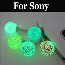 Люминисцентный Ночной свет наушники Порты и разъёмы заглушка от пыли для Sony Xperia E5 L1 L2 X XA ультра XA1 XA2 Plus Ultra XZ XZ1 XZ2 XZ2 Премиум XZS