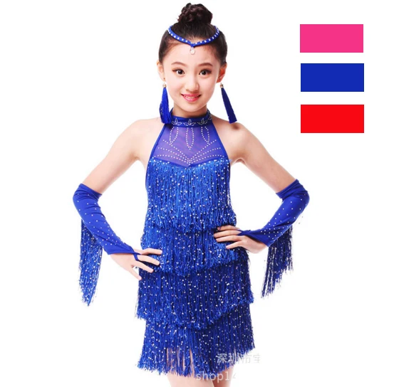 Vestito da ballo latino con frange per ragazze vestito da Samba vestito da  ballo per bambini vestito da ballo per bambina vestito da ballo con frange  latino Salsa|dresses for dancing|dance sport dressesdresses