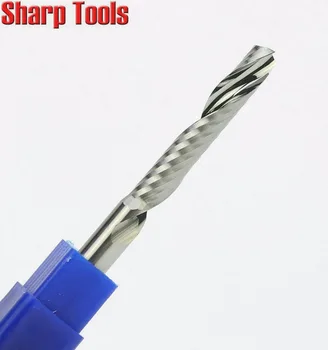 

1pc 5mm 1 Flute End Mill Cutter CNC Router Bits for Wood Acrylic Custom Tungsten Carbide Milling Tools Spiral Cutting Bit Set