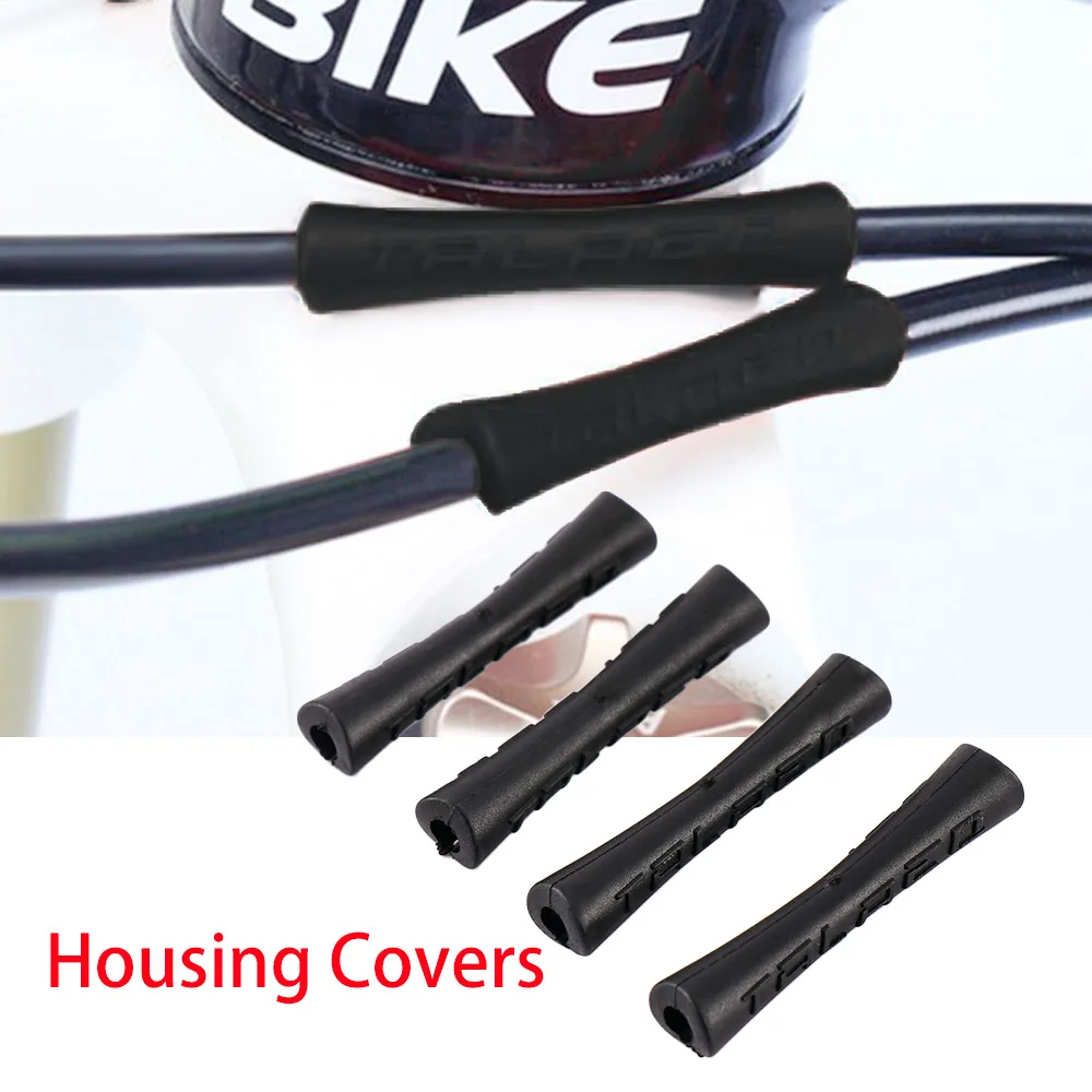 4 шт. велосипедный тормоз сдвиг Тормозная защита велосипедный каркасный кабель защитный рукав велосипедный тормоз фиксированный протектор