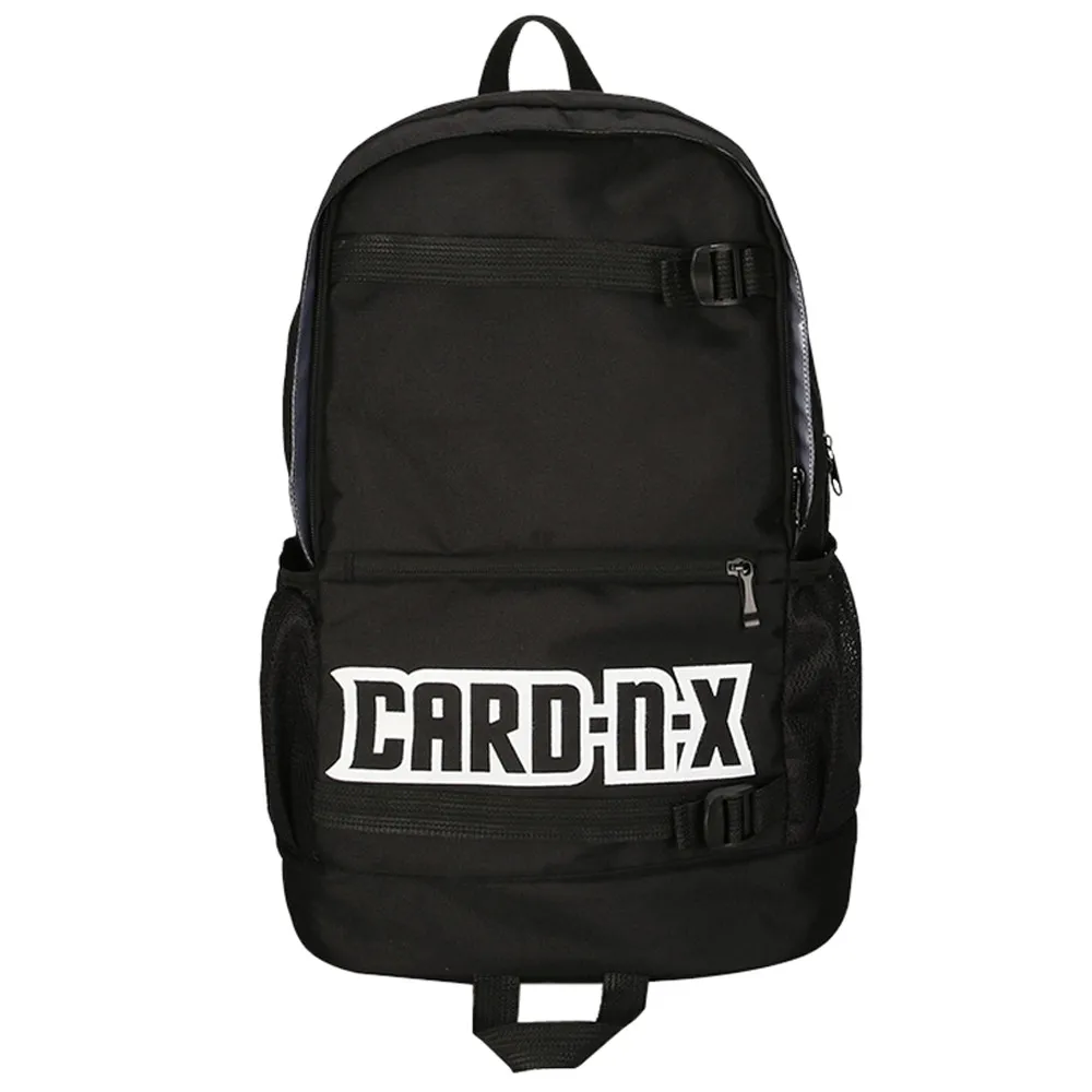 

Fashion Backpack School Couple Student Pure Color Oxford Cloth Letter Travel Backpack Shoulder Bag School Backpack