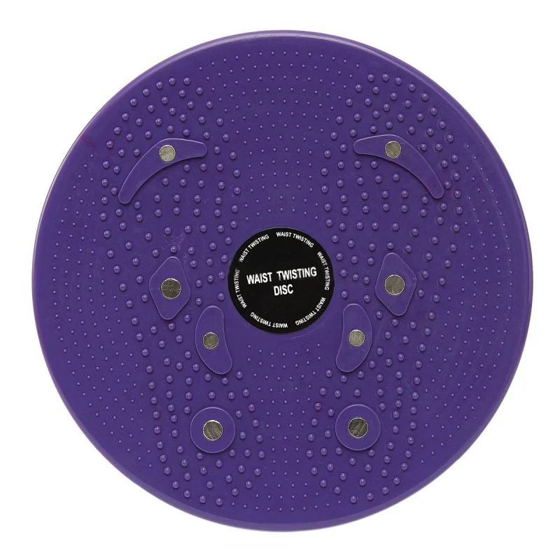 

Twist Waist Torsion Disc Board Aerobic Exercise Fitness Reflexology Magnets Purple