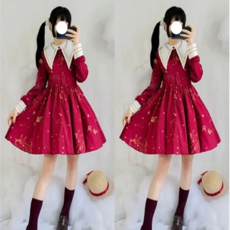 red lolita dress
