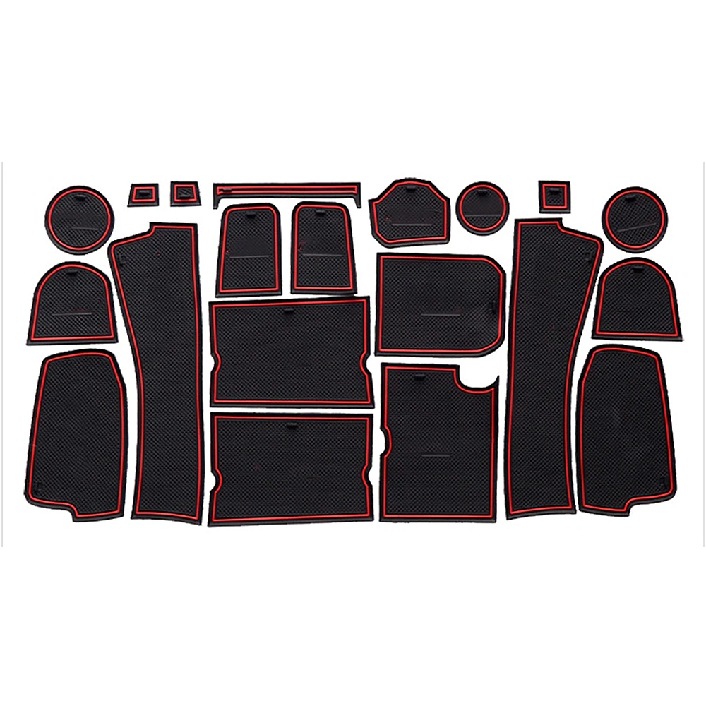 

For Ford Edge 2015 Non-Slip Interior Door Gate Slot Pad Panel Cup Mat 20Pcs