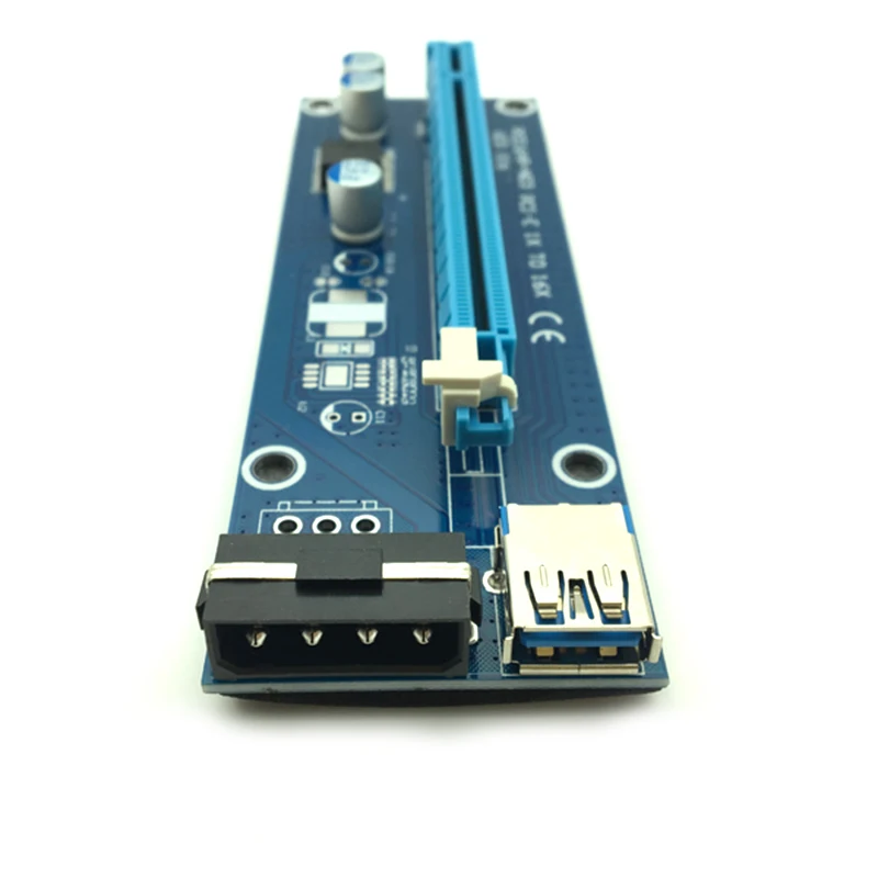 Mini Pcie Riser Card Pci E Express 1X к 16X Usb 3 0 кабель Sata 4Pin Ide Molex источник питания для Btc Miner Machine
