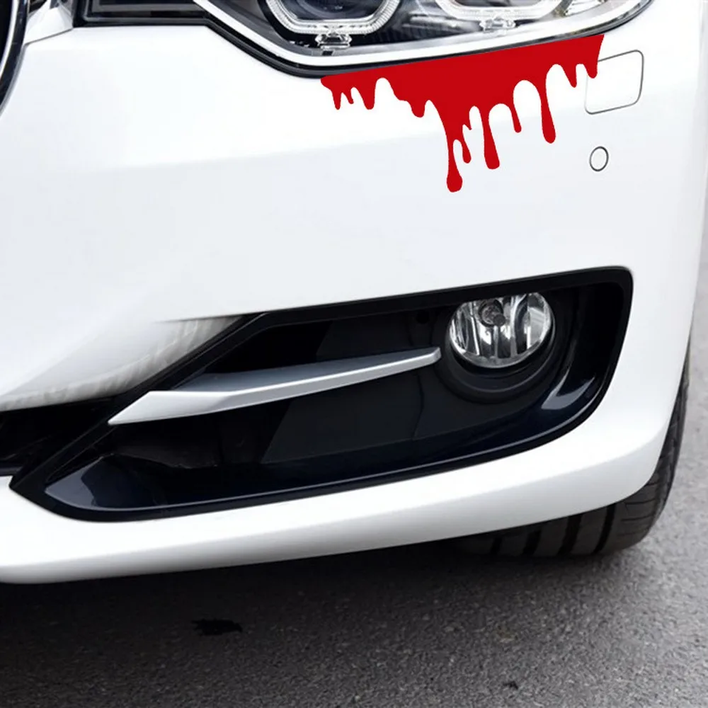 Red Blood DIY Car Sticker Creative Scratches Blood Vehicle Body Emblem Badge Styling Personality Car Stickers Auto Accessories