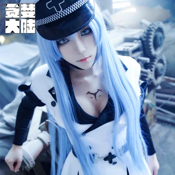 

[STOCK] Customize 2017 Game Akame Ga Kiru Esdese Cosplay Costume Battle Uniform S-XL For Women Halloween Carnival Free Shipping
