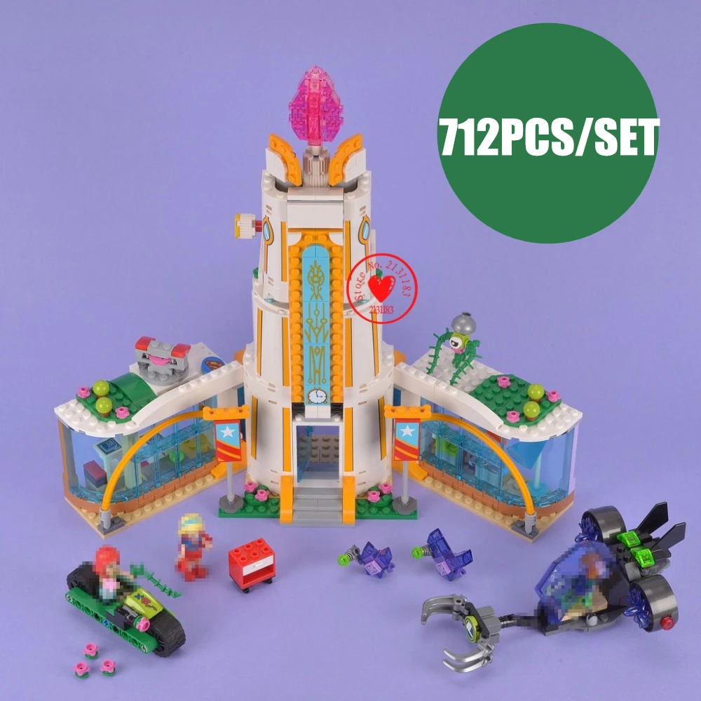 

New Wonder woman DC Super Heroes High School fit legoings friends figures girls Building block Bricks Toy 41232 gift kid set