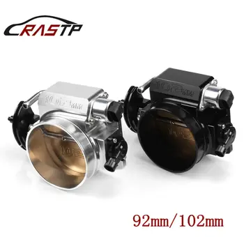 RASTP - High Flow Billet Aluminum 92mm/102mm Throttle Body For LS1 LS2 LS3 LS6 LSX Car Modification Parts Black/Silver RS-THB001