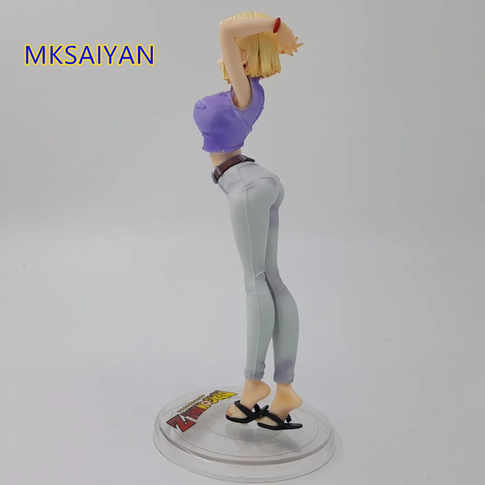 Экшн фигурка Dragon Ball Z Android 18 аниме лазури игрушки супер сексуальная девушка кукла
