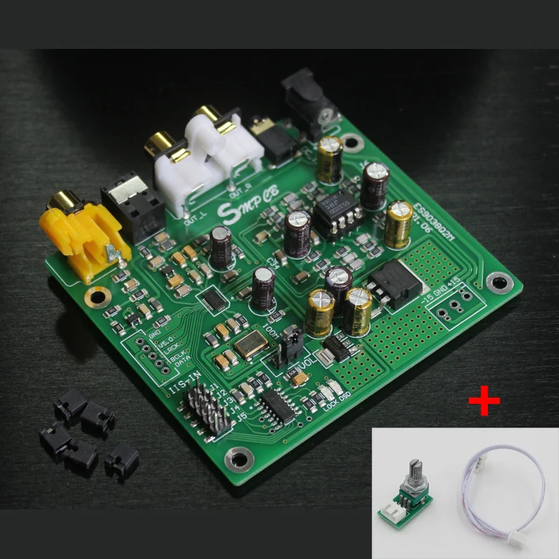 ES9038 Q2M DAC DSD декодер IIS 384 кГц коаксиальный волоконный DOP для Hi Fi усилителя аудио/OLED