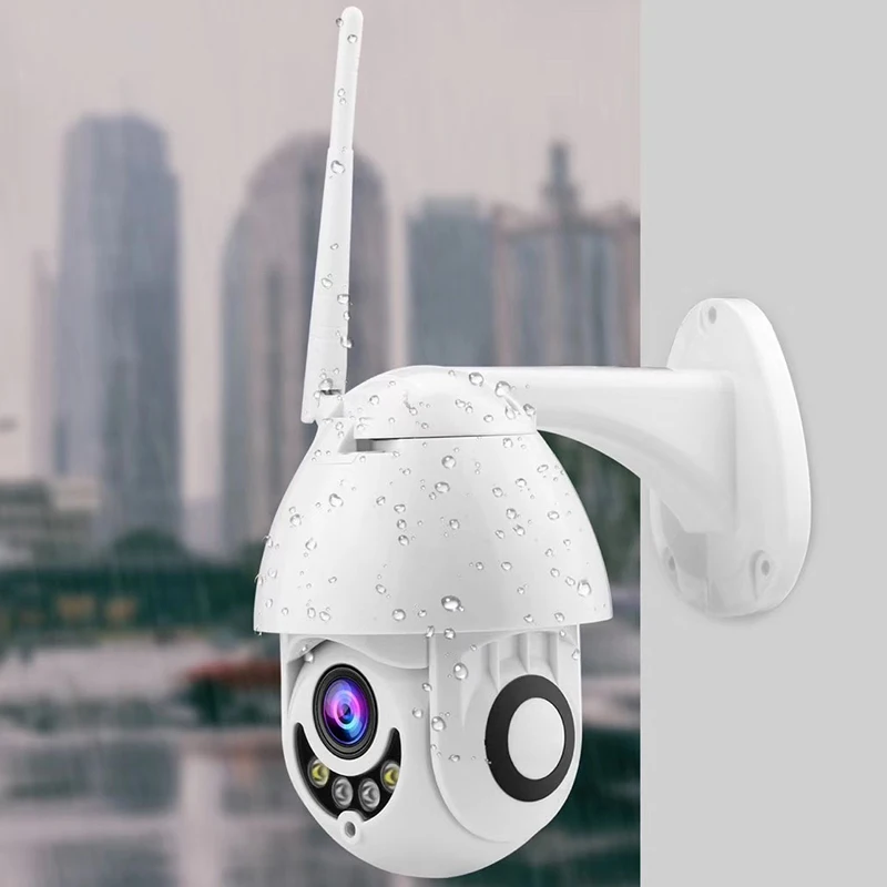 3MP Открытый IP66 PTZ 5X оптический зум Беспроводной Wi Fi IP камера iCSee приложение