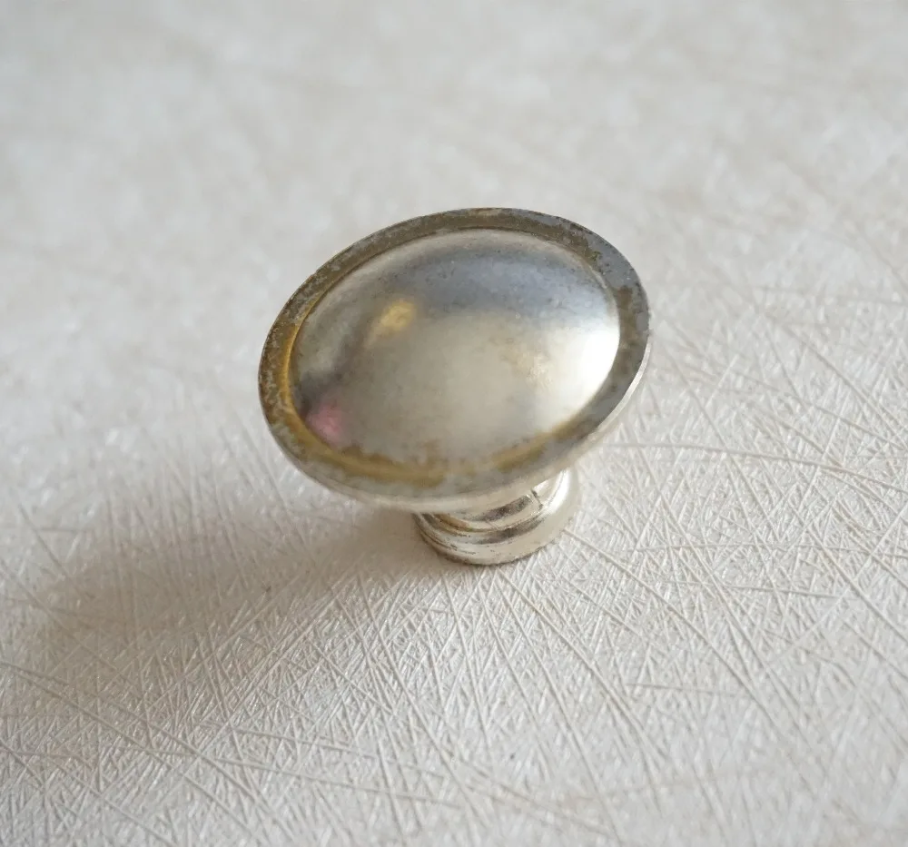 Shabby Chic Desk Knobs Vintage silver Cupboard Handle Pull Knobs