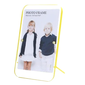 

Slant Back Acrylic Sign Holder Photo Frame to Your Friends in Special Days PF037