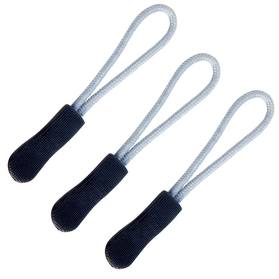 10 Pcs/Lot Clothes Tent Backpack Zipper Rope Travel Bag Suitcase Zipper Pull Puller End Fit Rope Tag Fixer Zip Cord Tab