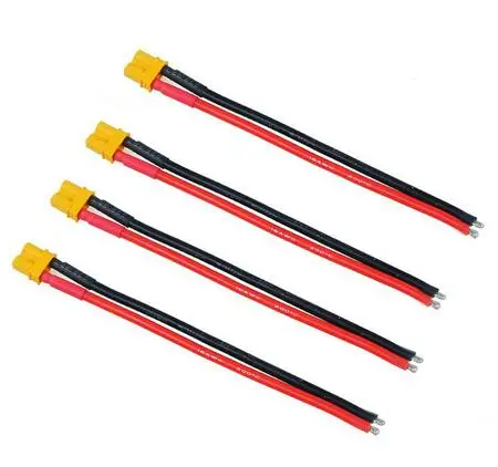 4pcs XT30 Male Female Connector 16AWG Silicon Wire Cable For RC Lipo Battery US