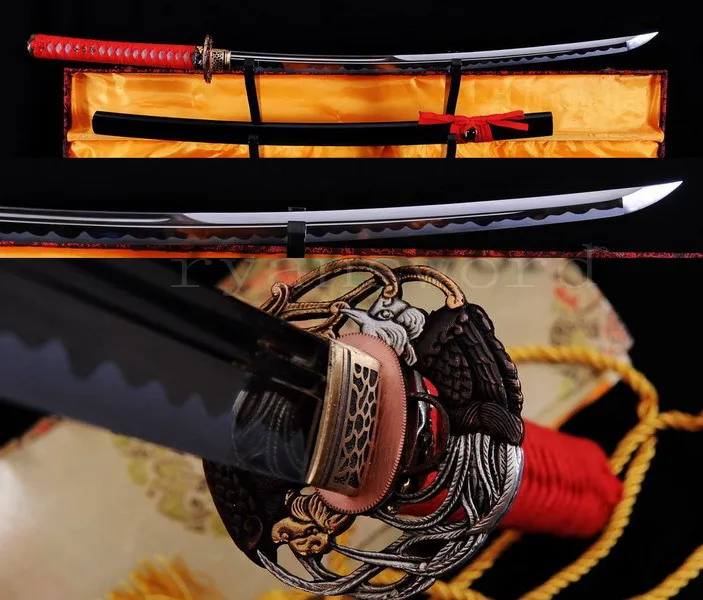 Японский самурайский меч катана 1095 углеродистая сталь|steel bulb|swords samuraisword cover |