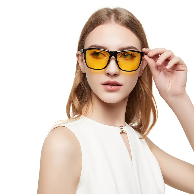 Soxick Night Vision Goggles Polarized Women Sun Glasses Fashion Unisex Sunscreen UV Protection Classic Anti-Glare Car Driving