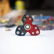 Клевер Цветочные версия пальцев гироскоп блесны ручной стабилизированной древесины декомпрессии игрушки skf импортные керамические подшипники