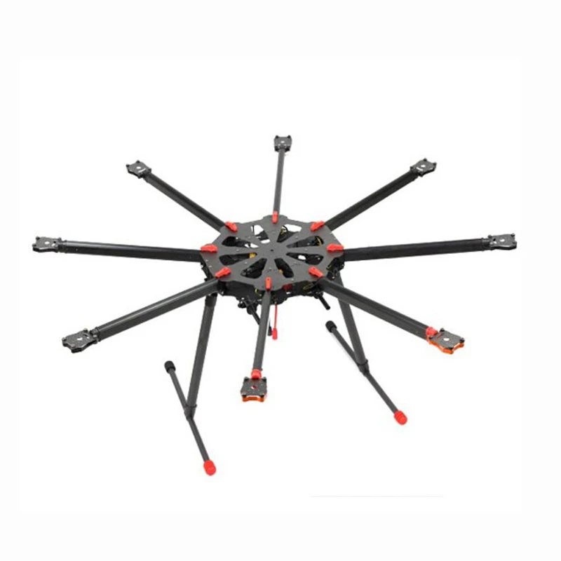 Tarot TL8X000 X8 Octocopter из углеродного волокна 8 Набор осей комплект Азм с электрическими выдвижными посадочные полозковые шасси и складной рычаг для