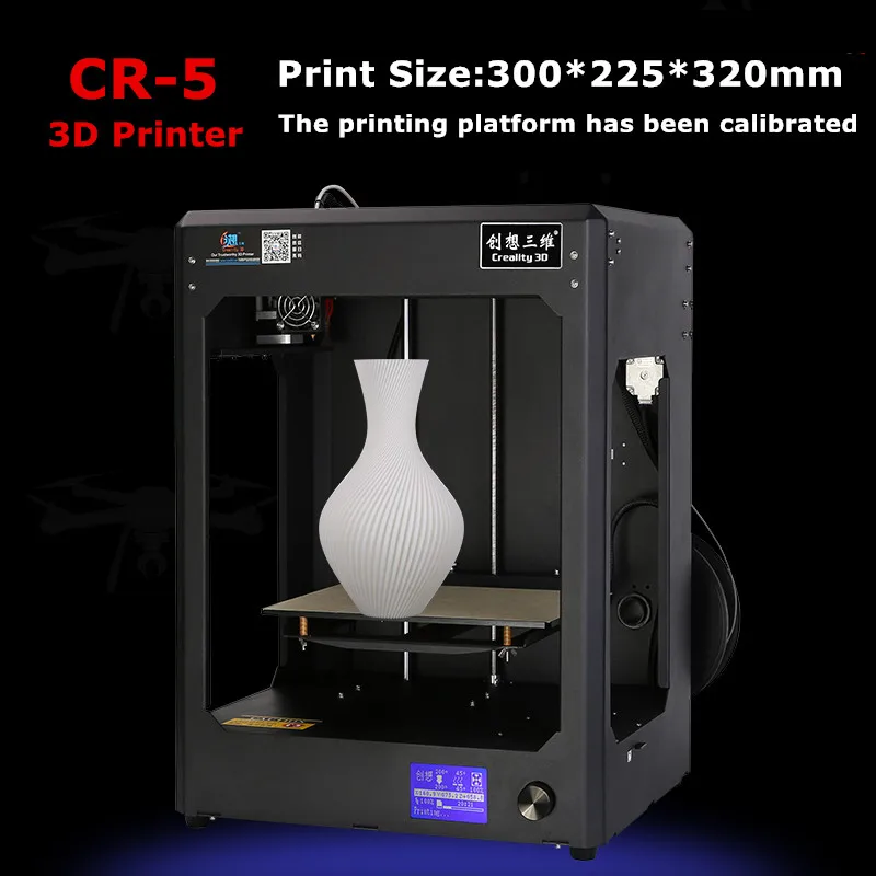 New Creality CR-5 High Precision Industrial Commercial 3D Printer Large Print Size Desktop Metal 3D Printer DHL Free Shipping