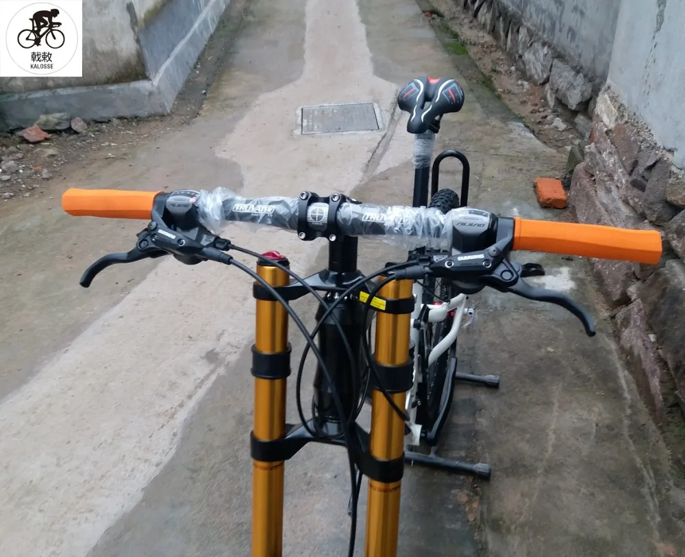 Flash Deal Kalosse  full suspension bicycle  30  speed Hydraulic brakes   M610   mountain bicycle Downhill DH mountain bike 26*2.35inch 34