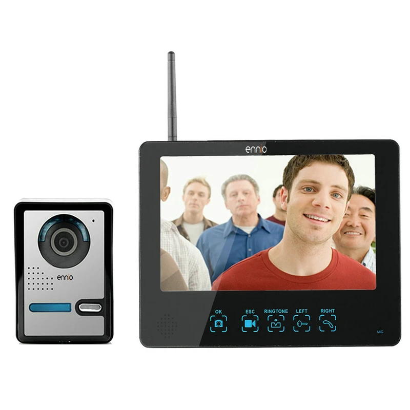 9 inch Wireless TFT Color Video font b Door b font Phone Intercom Doorbell IR font