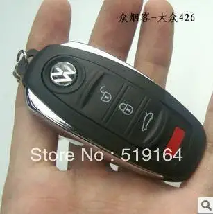 

2PCS/Lot Hot selling Plastic Cover Electronic USB Car Key Rechargeable Flameless Cigar Lighter