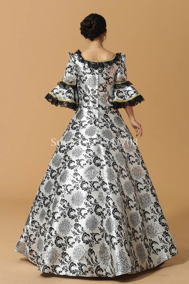 18th Marie Antoinette Day Court Gown Dress red Rococo Gowns dress cosplay