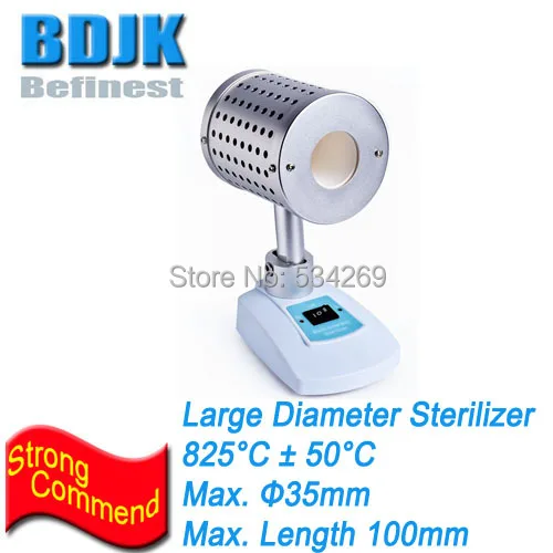 

Mini Sterilizer 35*100mm used in Loop or Inoculating Needle Sterilization in 5~7 Seconds in Laboratory Autoclave