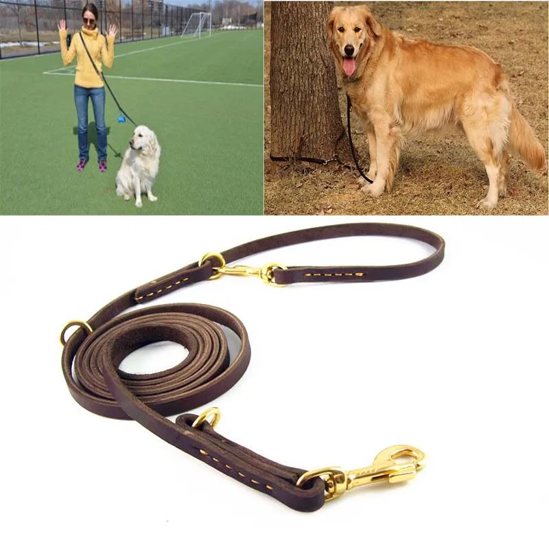Buy Full Length 250cm Handmade Stitch Dog Leash Lead 100 Genuine Leather Hands
