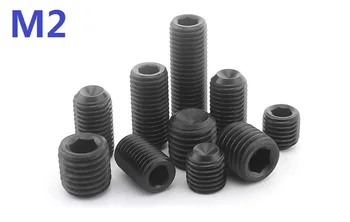 

12.9 Grade Carbon steel M2*2/2.5/3/3.5/4/4.5/5/6/8/10/12/14 Hex hexagon Socket Head Cap Screw Bolts set screws with cup point