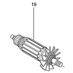 Арматура 220 V ротор 513478-3 для Makita M1902B