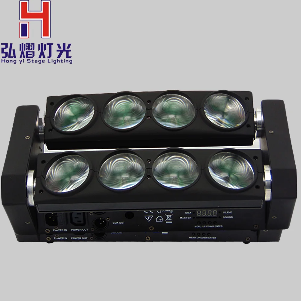 

(1pieces/lot) led beam moving head 8x12w led spider lighting quad with advanced 12/16/40ch channels LED effect stage light