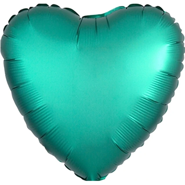 5 шт. 18 дюймов, металлические сердцевидные воздушный шар с гелием 3,2g шары из латекса цвета металлик для вечеринки, дня рождения Свадебные Воздушные шары мультфильм надувные шары - Цвет: 18inch metal green