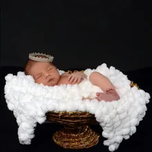 Горячая Распродажа, новое милое шерстяное одеяло ручной работы, белые шарики для новорожденных, реквизит для фотосъемки, размер: 80*80 см, 0,6 кг или около того