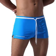 Солнцезащитные GRACE Для мужчин плавание Мужские Шорты для купания сексуальные купальники дышащая Для мужчин купание шорты пляжные костюм для серфинга ванный комплект трусы-боксеры