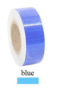 50 мм X 10 м наклейка s отличительные светоотражающие наклейки полоса велосипедная отражательная клеящаяся лента Велосипедное колесо Аксессуары для велосипеда - Название цвета: blue