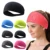 2021 Эластичный Йога Оголовье Спорт Sweatband Женщины/Мужчины Бег Спорт Волос Группа Тюрбан Открытый Тренажерный Зал Sweatband Спорт Повязка