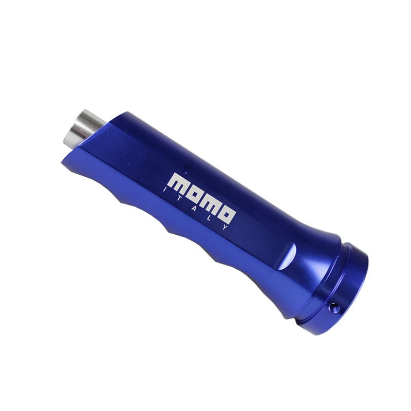 RASTP-MOMO Red Blue Black Handbrake Cover Handle General Gear Head Refires Hand Brake Grip RS-HB016
