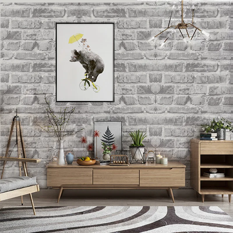 

1M Waterproof PVC self-adhesive Wallpaper Kitchen floor ceiling Renovation Stickers on the wall Sticker Home Decor Living Room