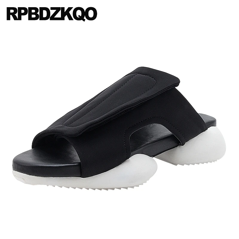 

outdoor 2019 large size slip on slides italian summer casual 45 slippers sandals plus platform designer shoes men high quality