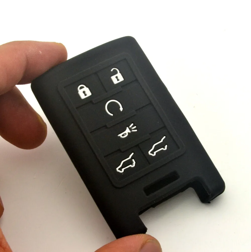 

1 pcs Silica gel Car Key Protection Cover Case Auto Key Pendant Unisex Car Key Holders For Cadillac Key