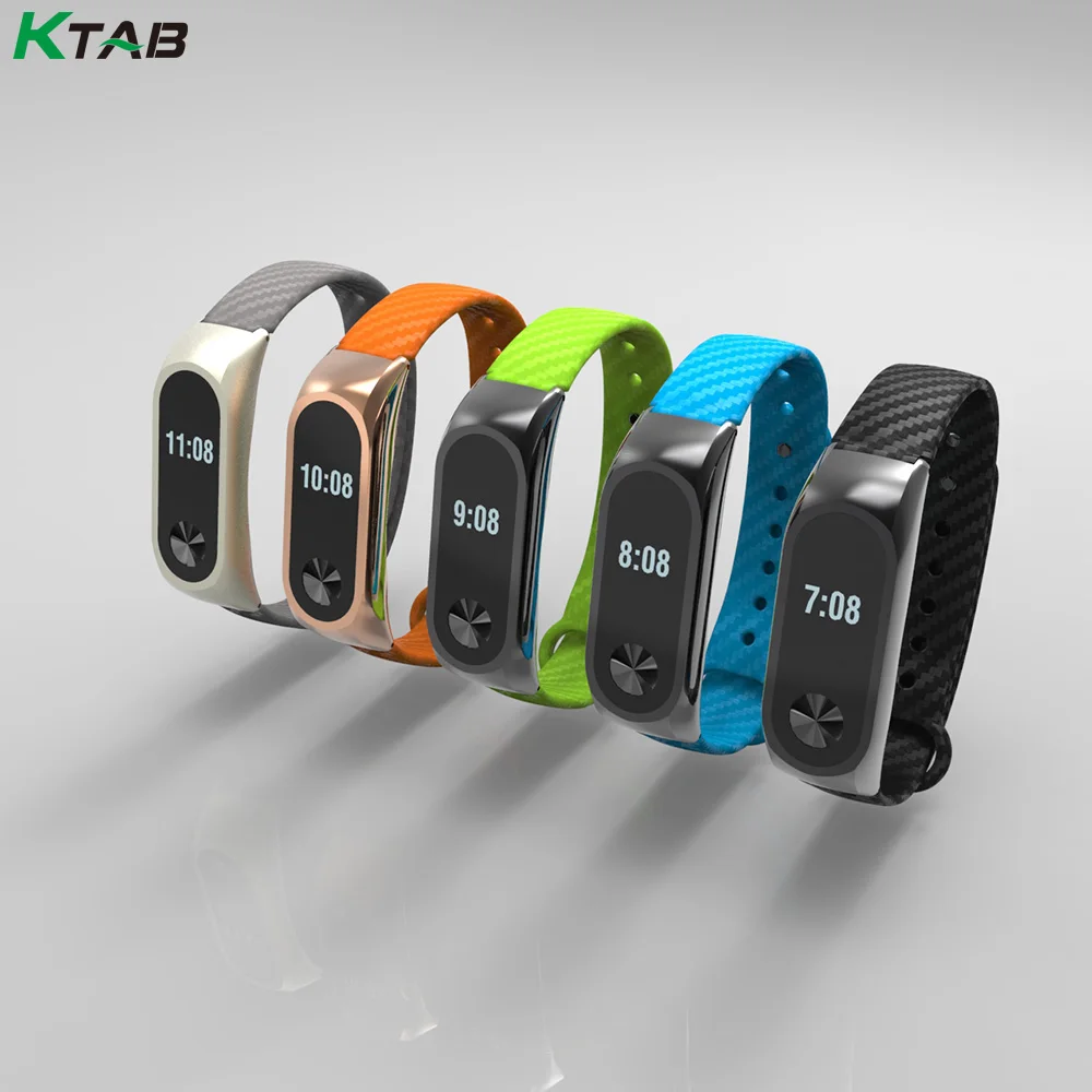 Ремешок для Xiaomi Mi Band 2 сменный фитнес-браслет с пульсометром металлический